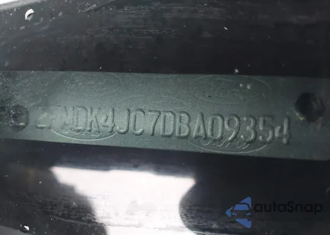 2013 Ford Edge Sel from USA, damaged, VIN 2FMDK4JC7DBA09354